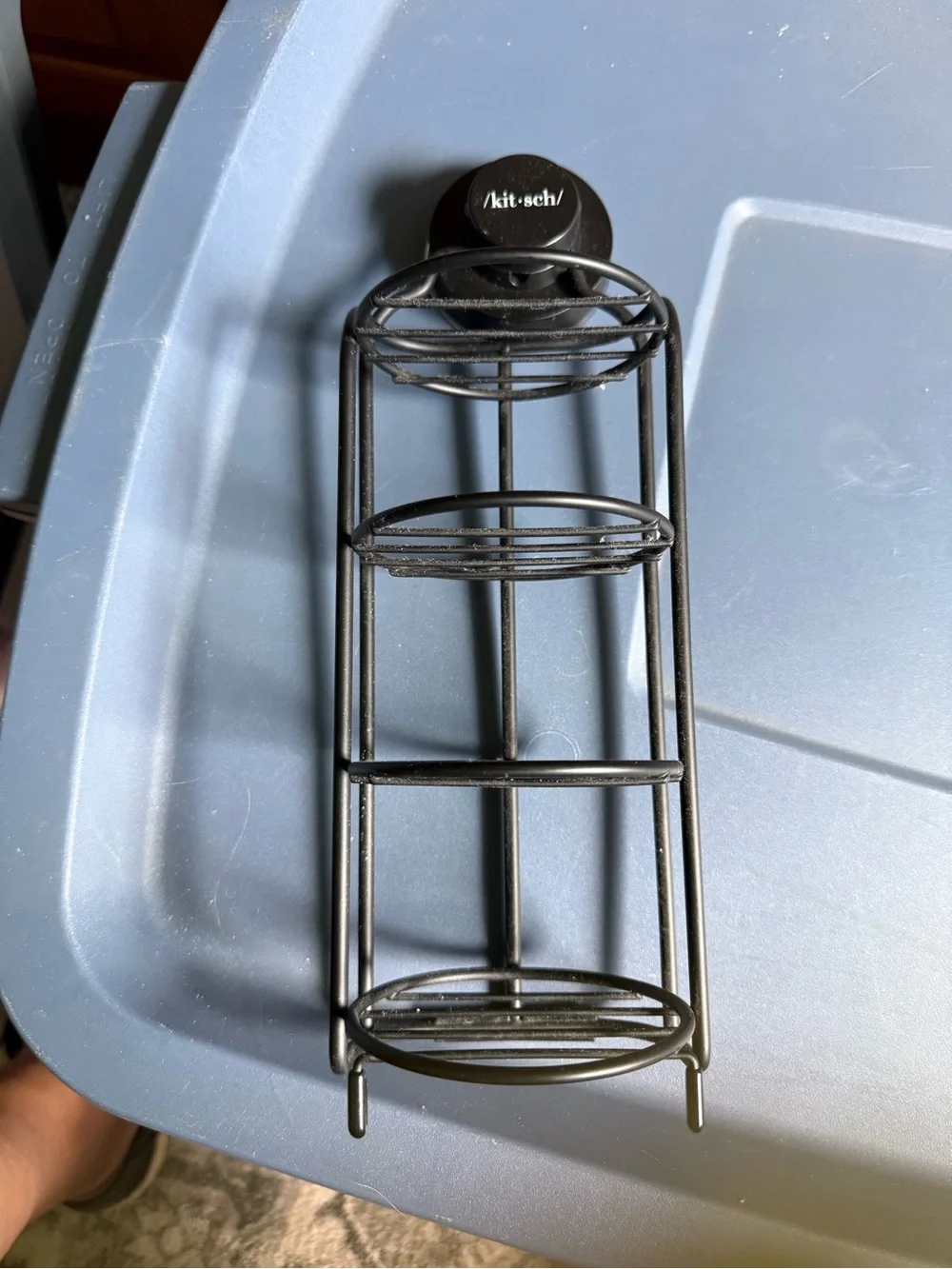 Kitsch Self-Draining Shower Caddy, a 4-tier vertical organizer